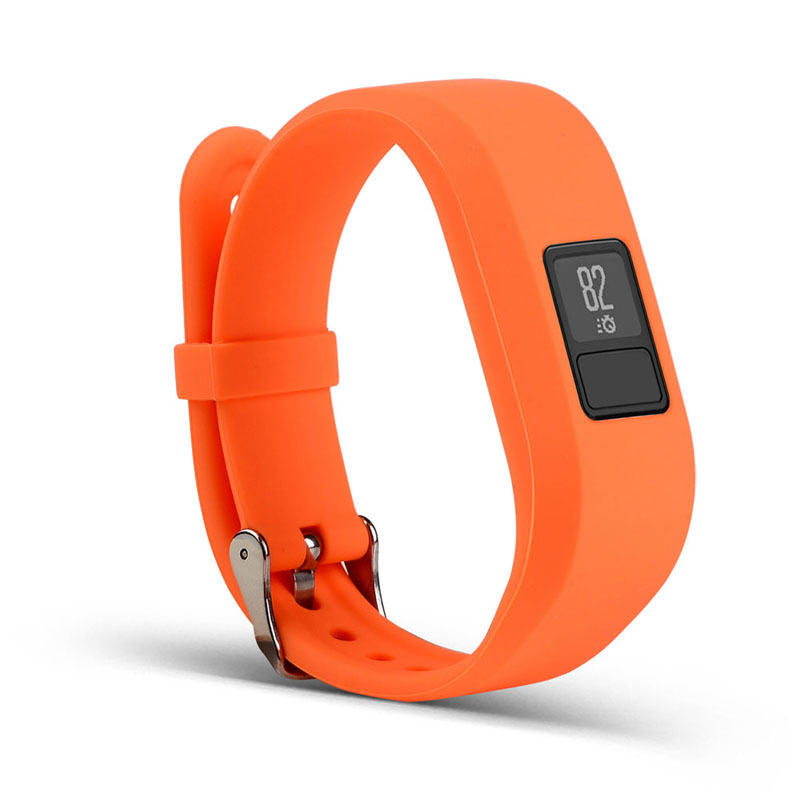 Silicone Replacement Watch Band For Garmin Vivofit 3-Orange