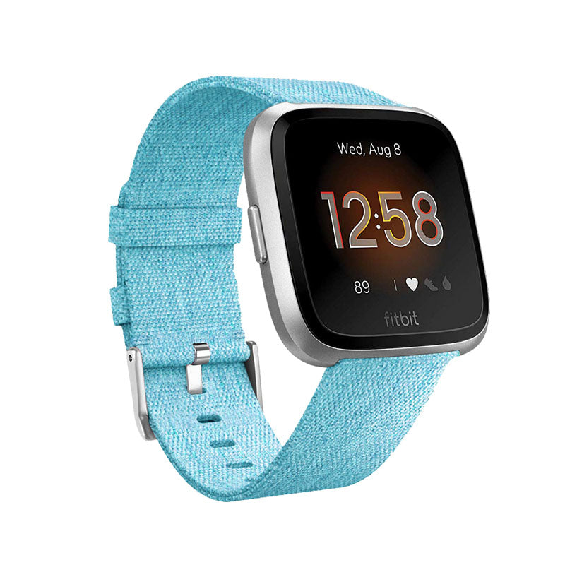 FB Watch Band Quick Release Replacement Wristband Breathable Strap For Fitbit Versa/Fitbit Versa 2/Fitbit Versa Lite For Women-Blue