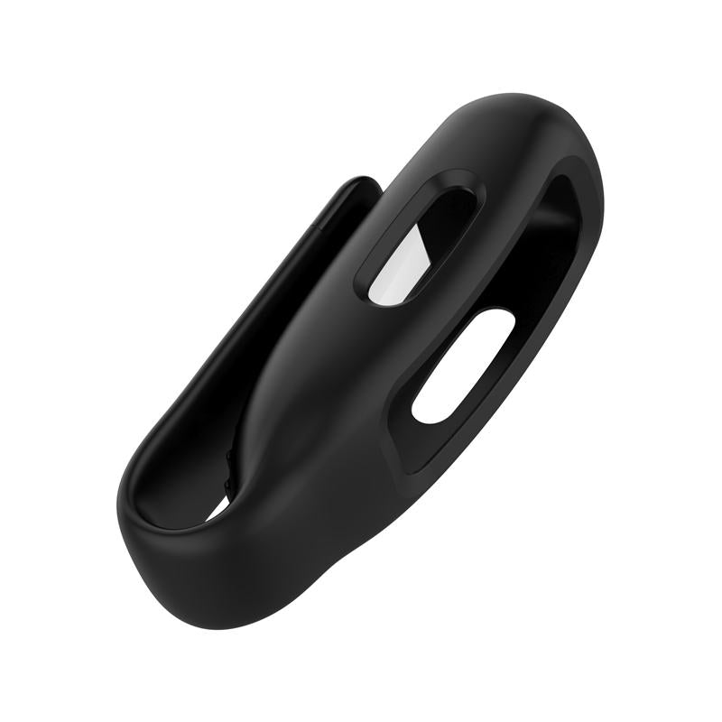Soft Silicone Clip Holder Replacement for Fitbit Inspire 2 Sport-Black