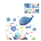 Creative Cartoon Removable 3D Wall Stickers Under The Sea World Shoal of Fish Decoration For Children Room-03