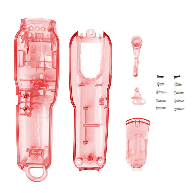 Clear DIY Back Housing Transparent Back Cover for Wahl 5-Star Series Magic Clipper Cordless 8148-Red