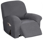 Recliner Stretch Sofa Slipcover Sofa Cover 4-Pieces Furniture Protector Couch Soft-New Navy