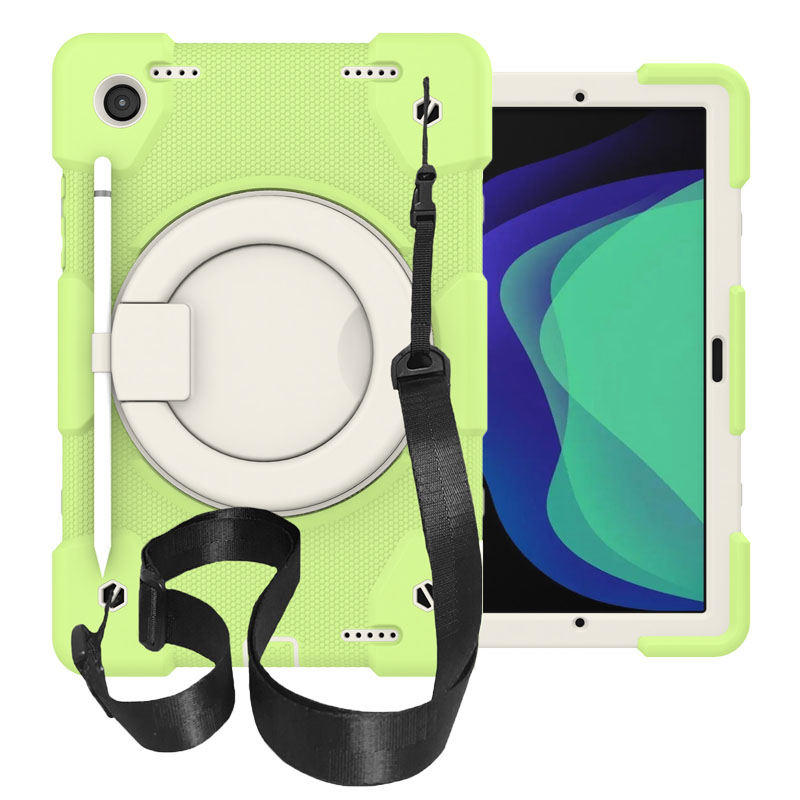 Tab A 8 X200/X205 Samsung Tablet Case with 360¡ãSwivel Stand-Matcha Green
