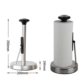 Paper Towel Holder Stainless Steel Easy To Tear Dispenser For Kitchen or Bathroom