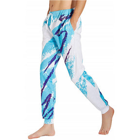 Boys Jogger Pants Funny 3D Graphic Sweatpants Athletic Sports Pants for Kids-Blue