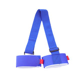 Skiing Pole Lash Straps Protecting Ski Handle Carry Straps-Blue