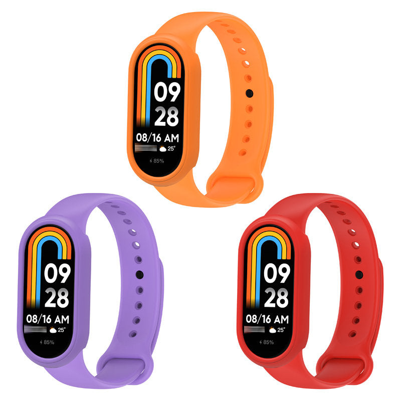 3 Pcs Silicone Watch Protective Cases Shock proof for Mi 8 Watch-E