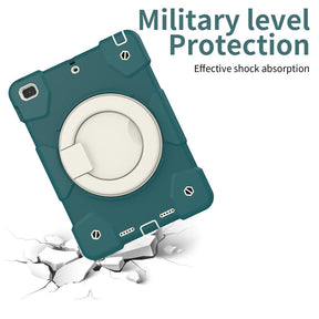 iPad Case For iPad 9.7/Air 2 with 360¡ãSwivel Stand-Blackish Green