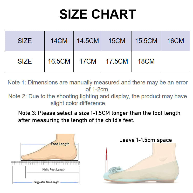 Kids Girls Sandals Anti-Slip Closed Toe Classic Flats for Summer-White