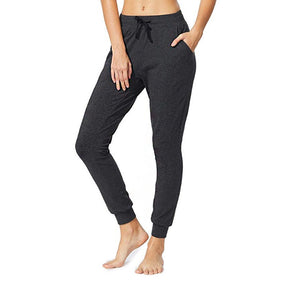 Womens Yoga Jogging Pants Cotton Casual Sports Pants-DarkGray