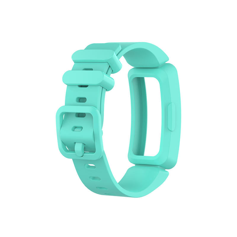 Silicone Watch Band For Fitbit Inspire/Inspire HR/ACE 2-Lake blue