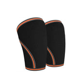 Knee Compression Sleeve Support For Women And Men Sports Knee Support Sleeves-Black Orange-LYX-08070