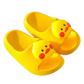 Toddler Boys Girls Slide Slippers Non-Slip Summer Beach Pool Shoes-DuckYellow