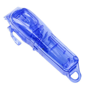 Clear DIY Back Housing Transparent Back Cover for Wahl 5-Star Series Magic Clipper Cordless 8148-Blue