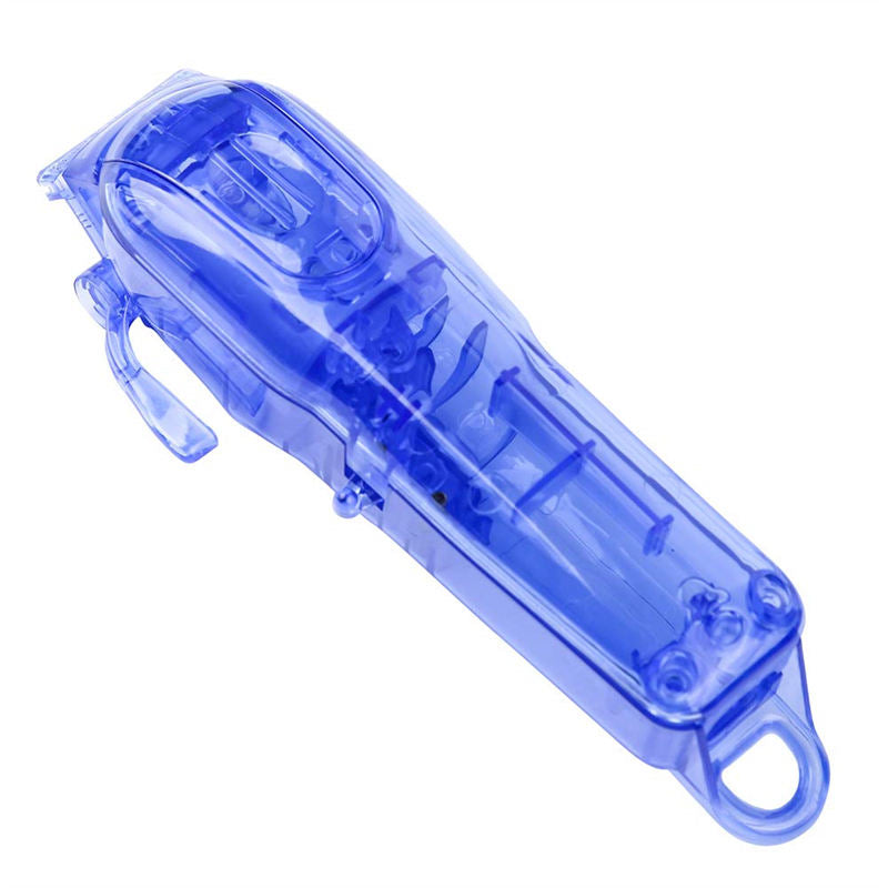 Clear DIY Back Housing Transparent Back Cover for Wahl 5-Star Series Magic Clipper Cordless 8148-Blue