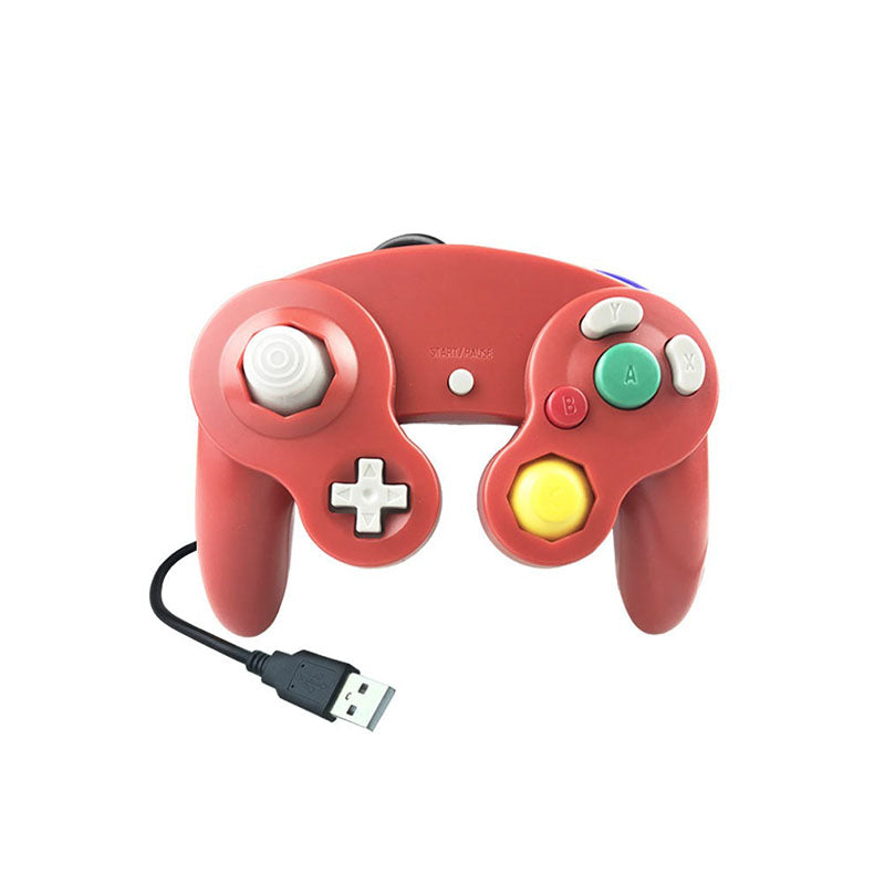 Classic Wired Controller Gamepad for Wii NGC PC MAC-Red