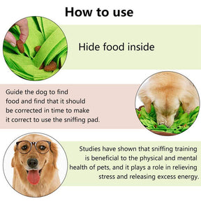 Pet Snuffle Mat for Dogs Interactive Feeding Game for Encourage Natural foraging Skills