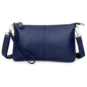 Leather Clutch Small Envelope Crossbody Bags for Women-RoyalBlue