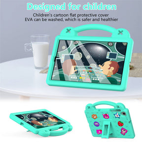 StrawberryTablet Case with Holder Shoulder Strap for Samsung 10.1 inch Galaxy Tab A T510/T515-MintGreen