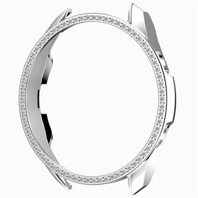 Bling Diamond Frame PC Cover For Galaxy Watch 3 41MM/45MM-Silver