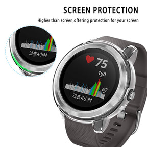 TPU Plated Soft Slim Watch Case For Garmin Vivo Active3-Clear