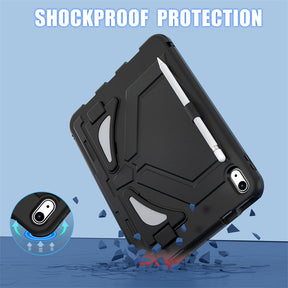 Kids Case Heavy Duty Shockproof with Kickstand for iPad 10th 2022-Black