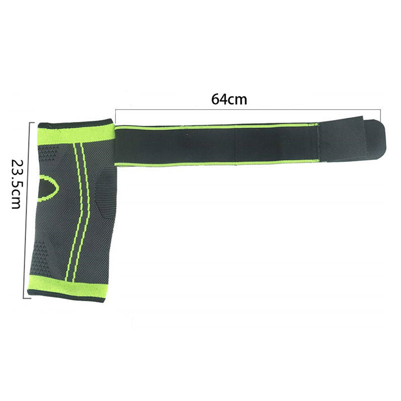 2Packs Strong Ankle Brace Sports Protection Adjustable Unisex Compression Ankle Support-Green