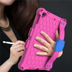 Hive iPad Case For iPad 5/6/Pro 9.7/iPad9.7 Durable Stand Cover With Shoulder Strap-RoseBlue