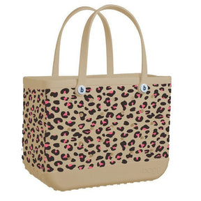 Waterproof Washable Tote For Beach Boat Pool Work School Sports-Leopard Print