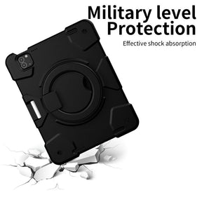 iPad Case For iPad Air 5 with 360¡ãSwivel Stand-Black