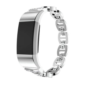 VO Bling Stainless Steel Apple Watch Band Adjustable Wristbands for Apple IWatch Series SE/1/2/3/4/5/6 For Women-Silver