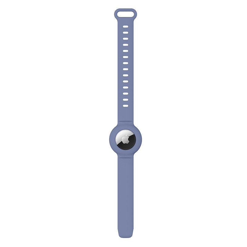 Apple Airtags Watch Strap Silicone Protective Sleeve-Lavender