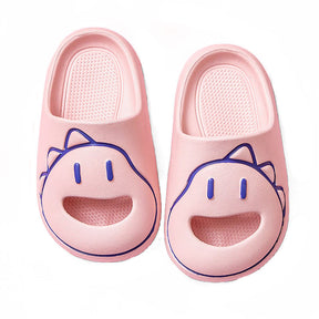 Kids Slide Sandals Thickened Sole Ergonomic Slippers for Outdoor-Pink