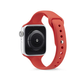 XMY Soft Silicone Watch Band For Apple iWatch Series-Red