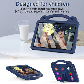 Strawberry Tablet Case with Handle Shoulder Strap for Huawei MediaPad T5 10.1 inch Tab P10-NavyBlue