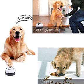 Pet Training Bells 2 Pcs Dog Bells for Potty Training and Communication Device-White+Red