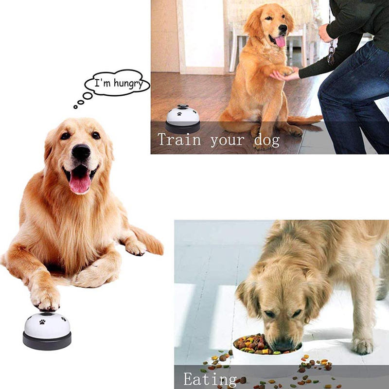 Pet Training Bells 2 Pcs Dog Bells for Potty Training and Communication Device-White+Blue