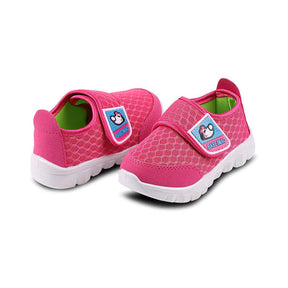 Baby Sneaker Shoes Breathable Mesh Athletic Casual Shoes For Boys Girls-Pink