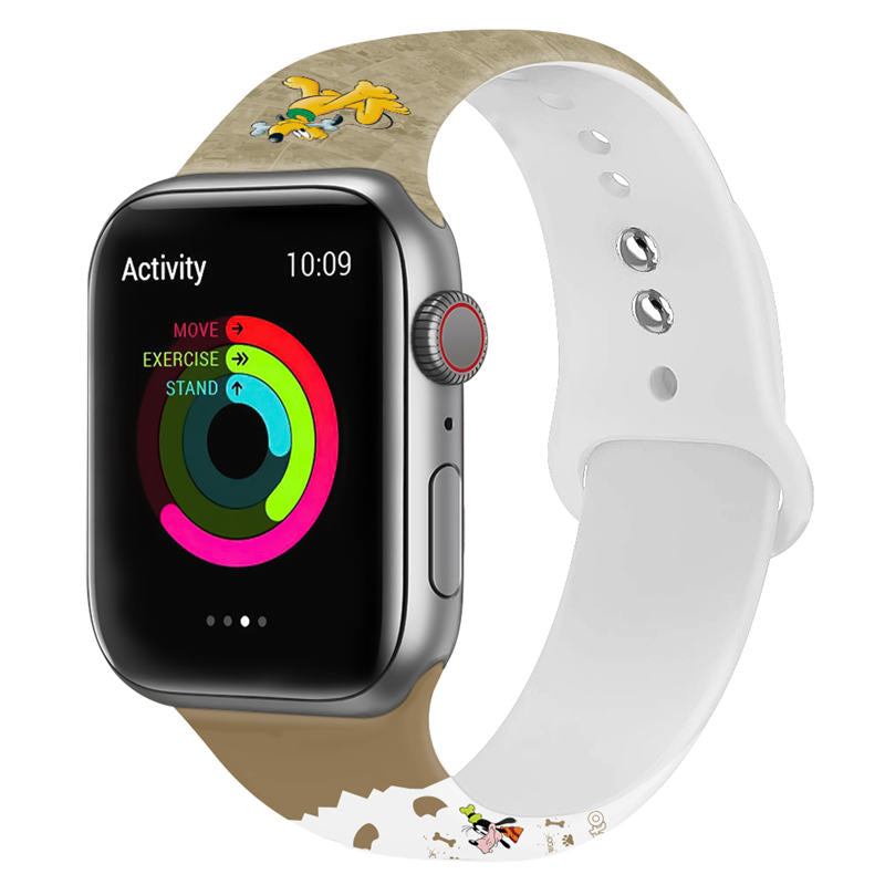Soft Silicone Cartoon Goofy Dog Bands for Apple Watch Series SE/6/5/4/3/2/1-C21