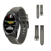 22mm 26mm Sport Silicone Watchband For Garmin Fenix  5Plus/5X Plus Easy Fit Quick Release Starp Black Steel Buckle-Army Green