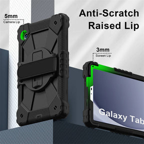 Rugged Tablet Case with Stand and Shoulder Strap for Samsung Galaxy A9-BlackBlack