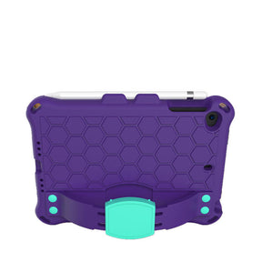 Hive iPad Case For iPad Mini 1/2/3/4/5 Durable Stand Cover With Shoulder Strap-PurpleAqua