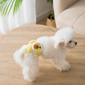 Washable Diapers Reusable Highly Absorbent for Doggy Female in Period-Pineapple