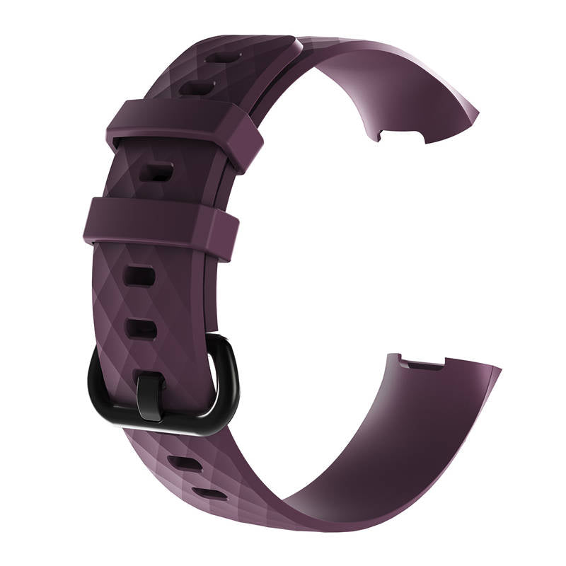 Watch Band For Fitbit Charge 3 Smart Watch Replacement Accessories-Purple