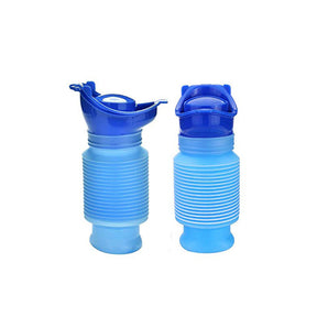 Emergency Urinal Portable Mini Outdoor Camping Travel Shrinkable Personal Mobile Toilet 2 Pcs