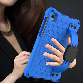 Hive Tablet Case For SamSung Tab A7 Lite 8.7(T220/T225) 2021/Tab A8 (P200/P225) 2019 Durable Stand Cover With Shoulder Strap-BlueBlack