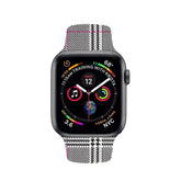 Color Printing Silicone Watch Band For Apple Watch SE/6/5/4/3/2/1(Lattice)