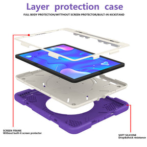 iPad Case For iPad Pro 11/Air 4 with 360¡ãSwivel Stand-Catharanthus Roseus