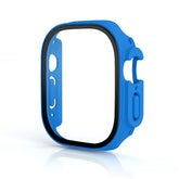 Screen Protector Case with Tempered Glass Film For Apple iWatch 8 Ultra -MasonryBlue