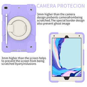 iPad Case For iPad 10.2 with 360¡ãSwivel Stand-Taro Purple